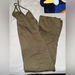NWOT Olive Green Jumpsuit size M